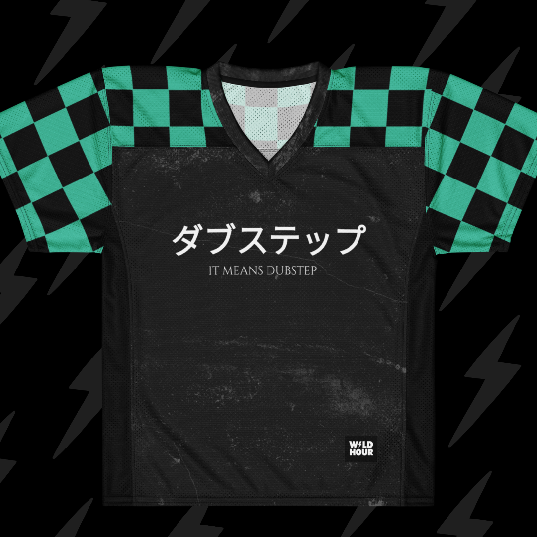 Anime Dubstep (Long) Football Jersey - Size XL (Worn Once)