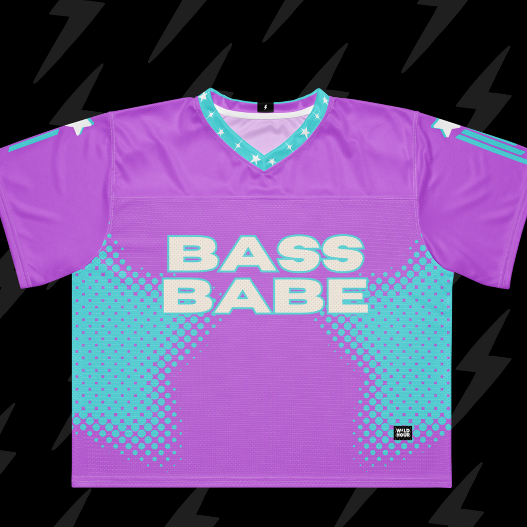 Bass Babe Boxy Football Jersey - Size M (Worn Once)