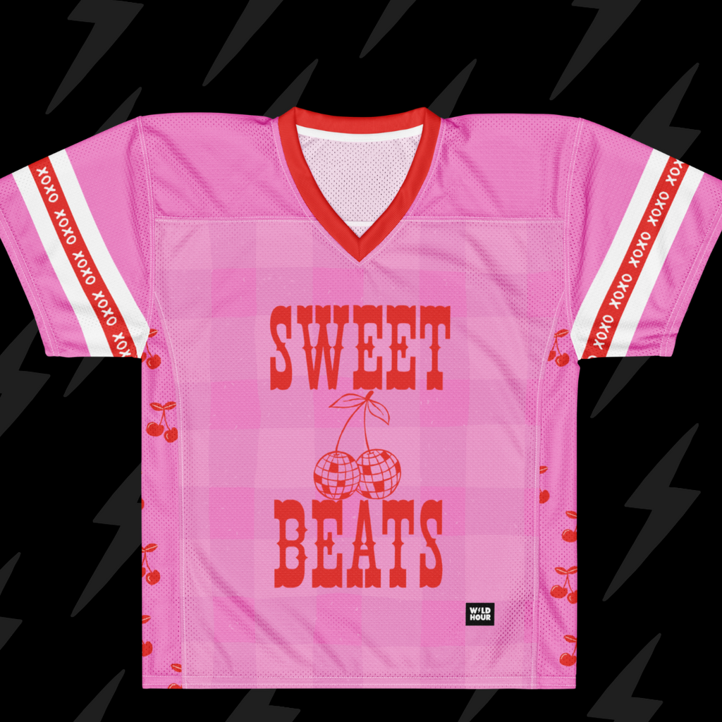 Sweet Beats (Long) Football Jersey - Size M (Worn Once)