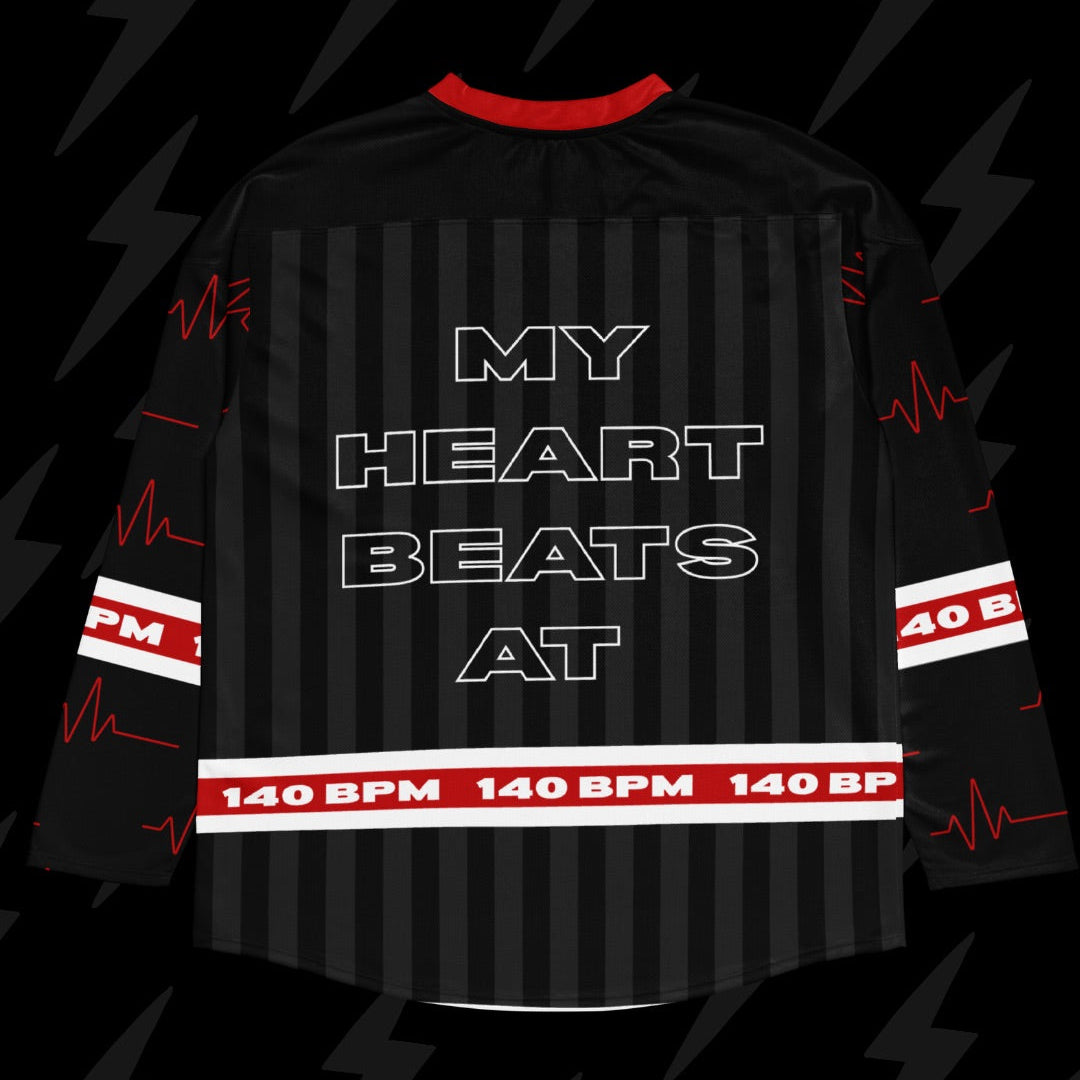 140 BPM Hockey Jersey - Size L (Worn Once)