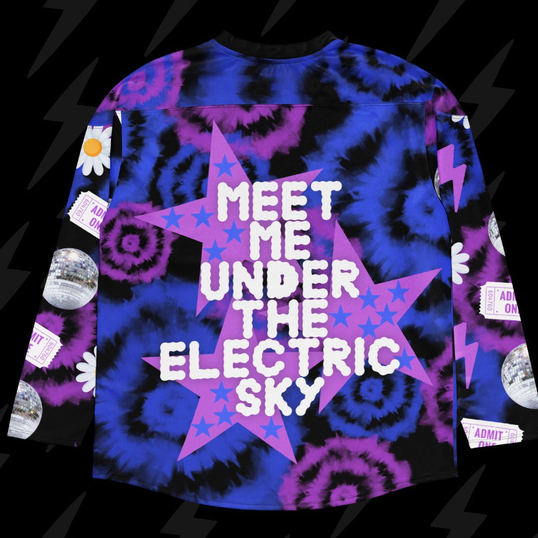 Electric Sky Hockey Jersey - Size M (Worn Once)