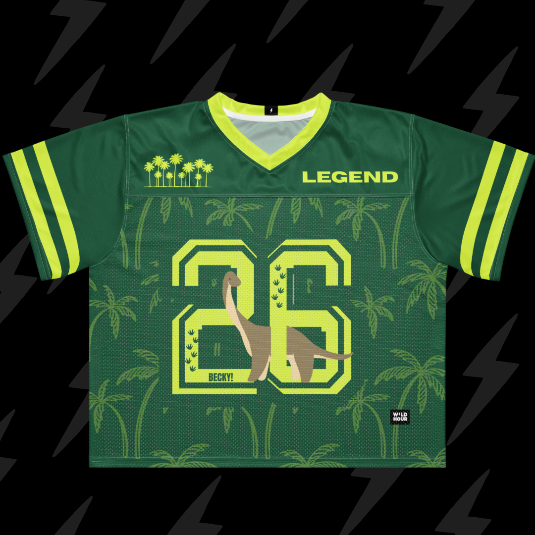 The Becky Boxy Football Jersey - Size L (BRAND NEW/Unopened)