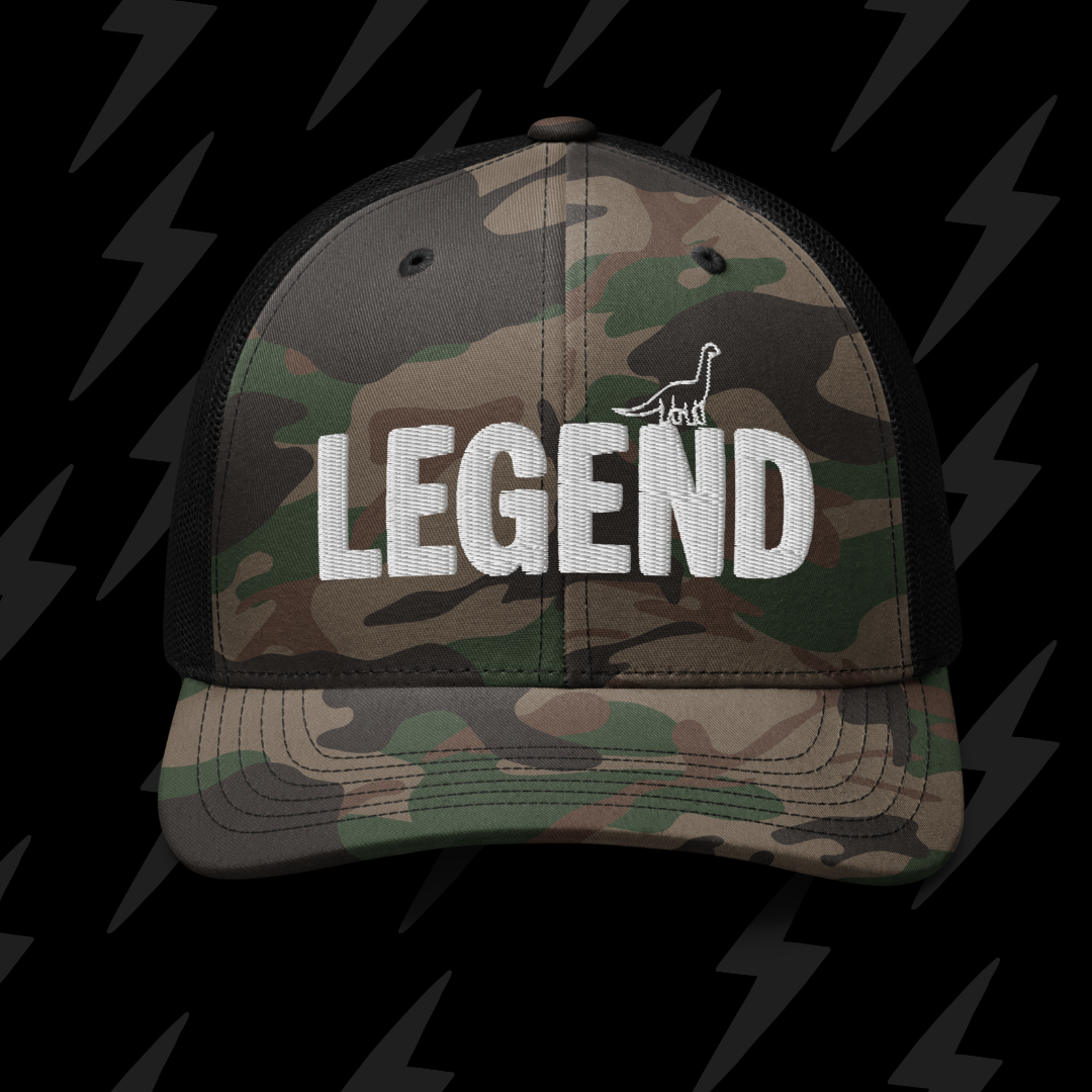 Dino Legend Camo Hat -  (BRAND NEW/Unopened)