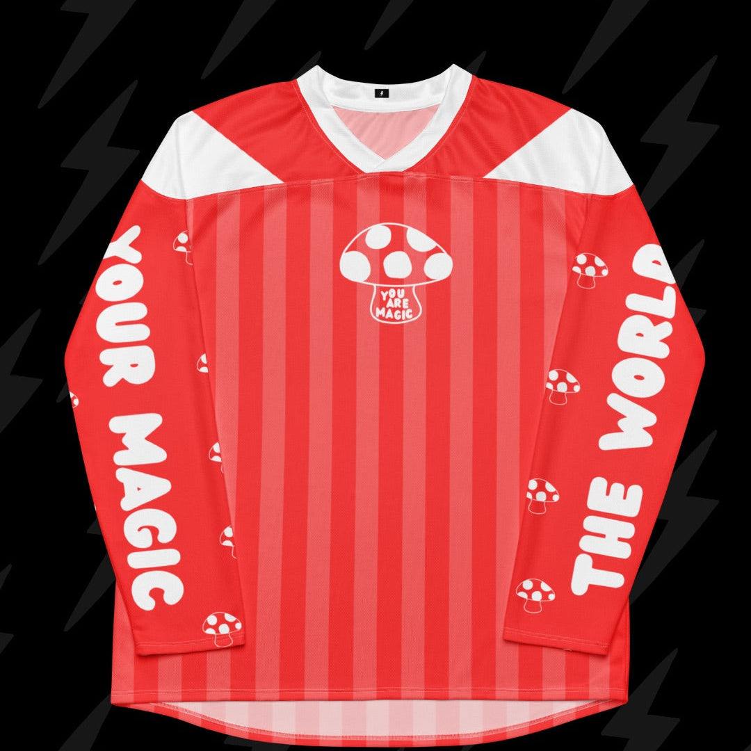 Magic Mushroom Hockey Jersey - Size L (Never Worn)