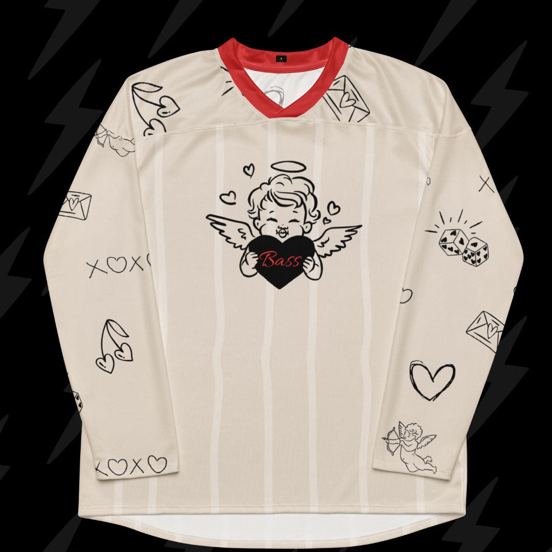 Bass Angel Hockey Jersey - Size L (Worn Once)