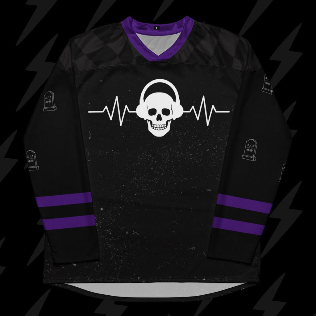 Rave to the Grave Hockey Jersey - Size L (Worn Once)