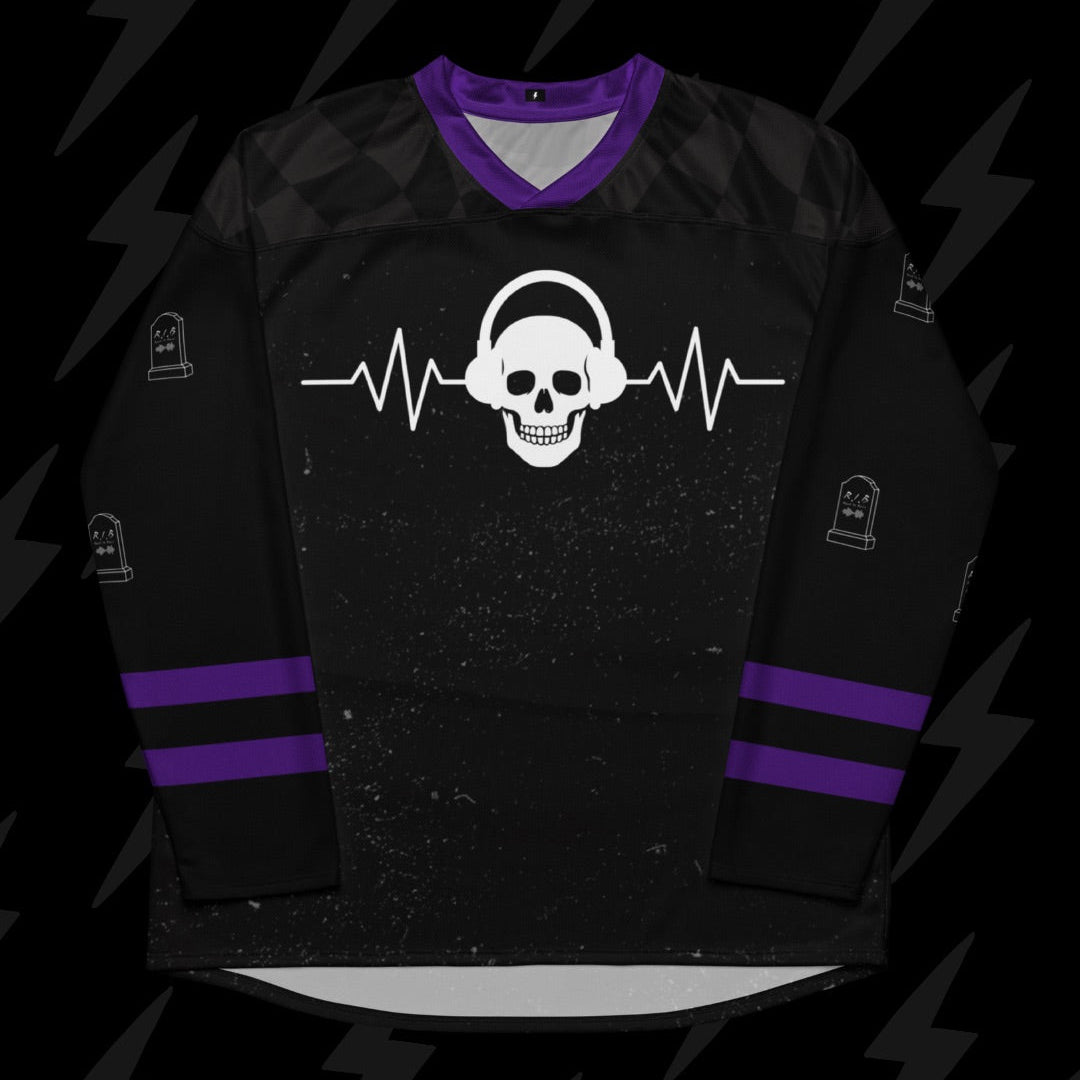 Rave to the Grave Hockey Jersey - Size L (Worn Once)