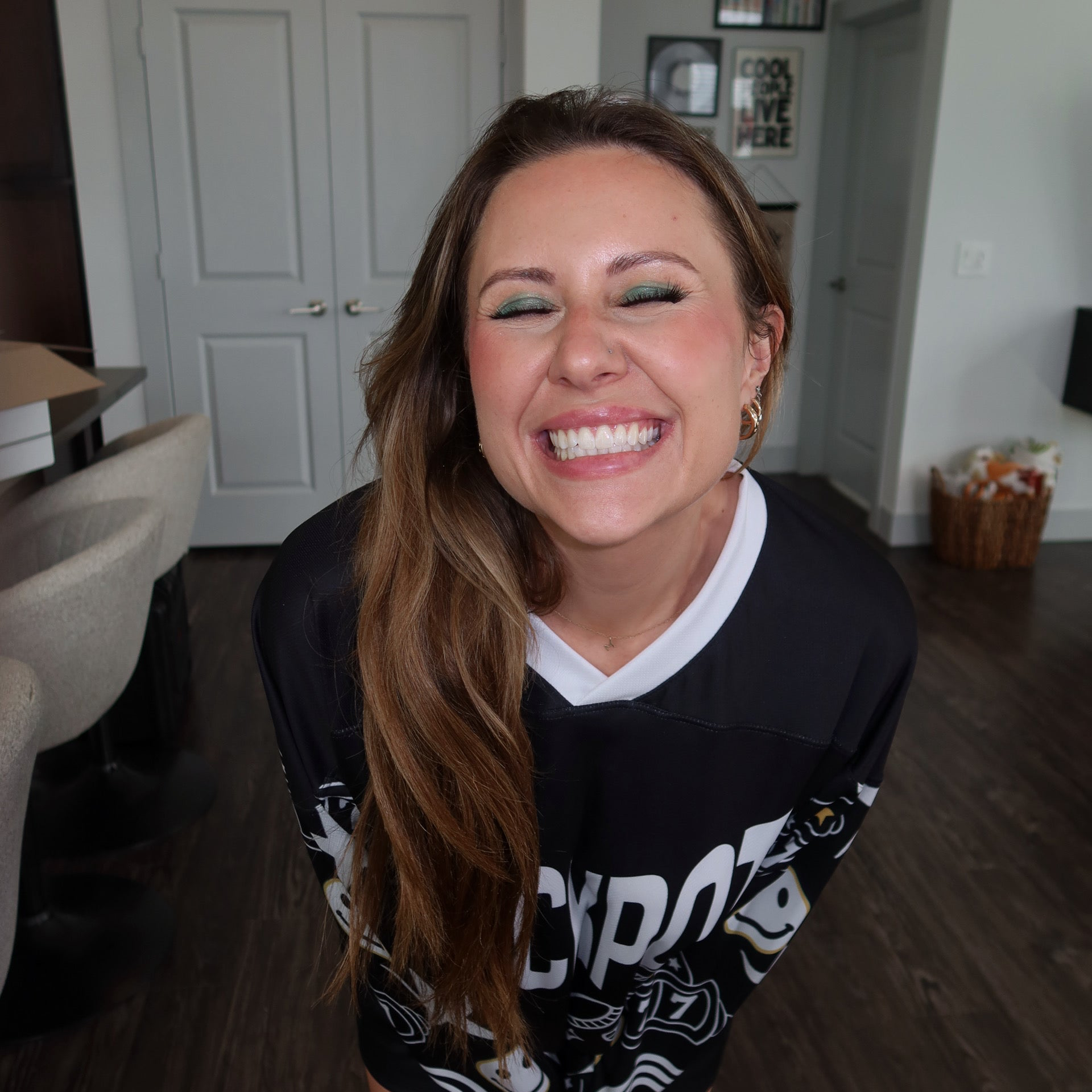 Black Jackpot Hockey Jersey