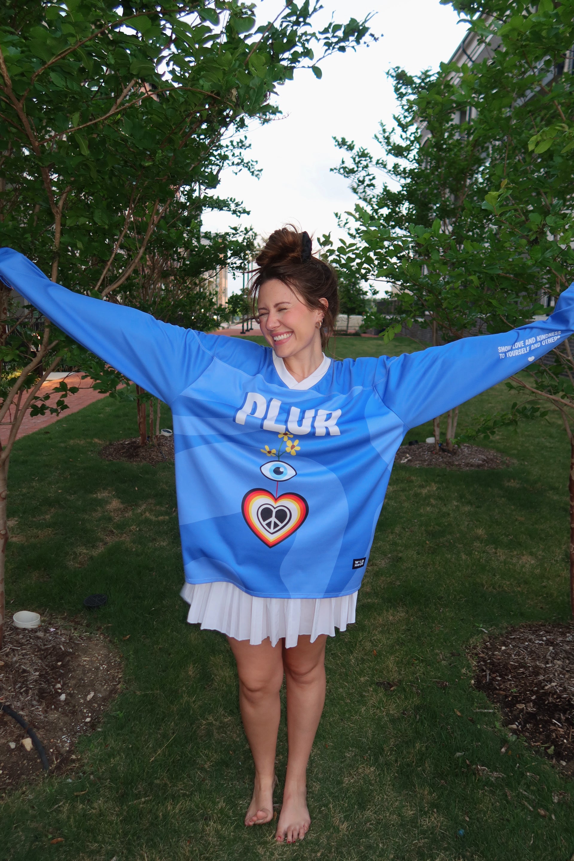 Blue PLUR Hockey Jersey