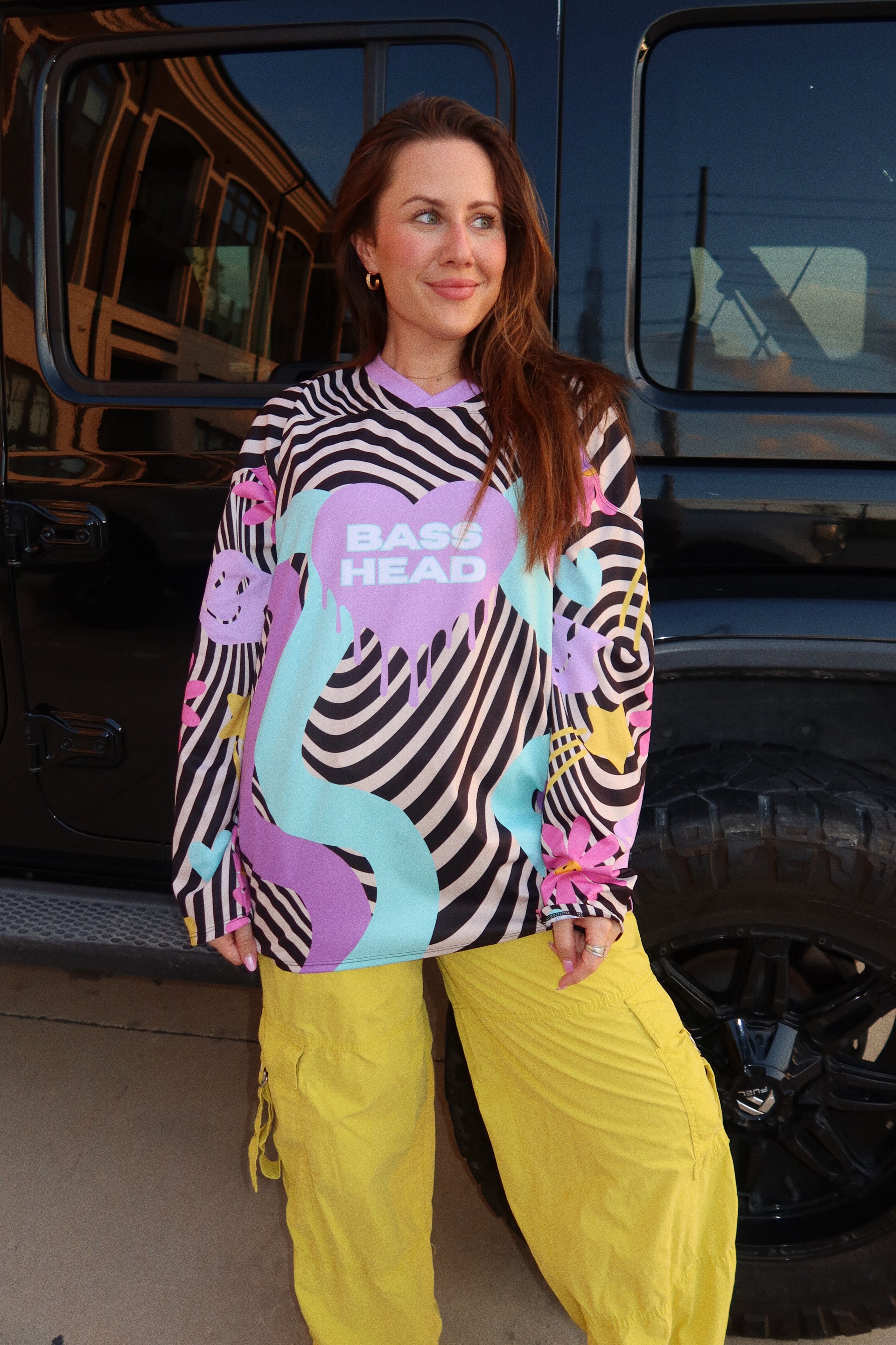 Zebra Bass Head Hockey Jersey