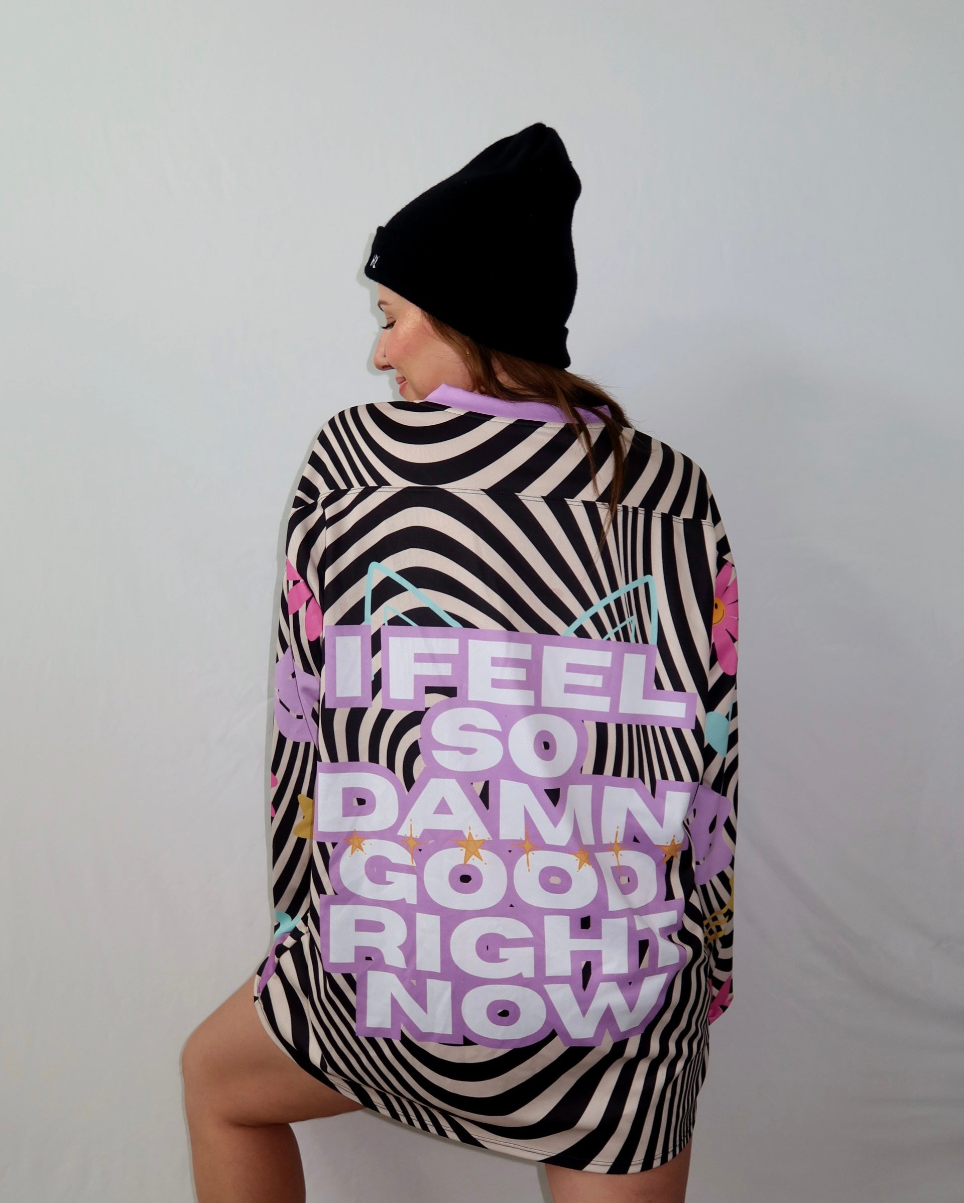 Zebra Bass Head Hockey Jersey