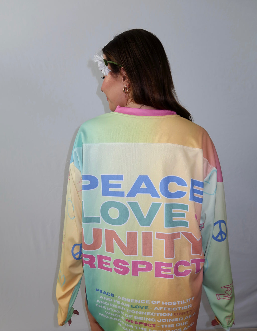 Rainbow PLUR Hockey Jersey