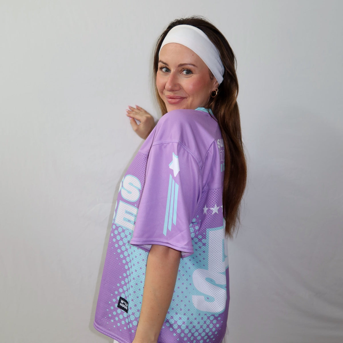 Bass Babe Boxy Football Jersey - Size M (Worn Once)