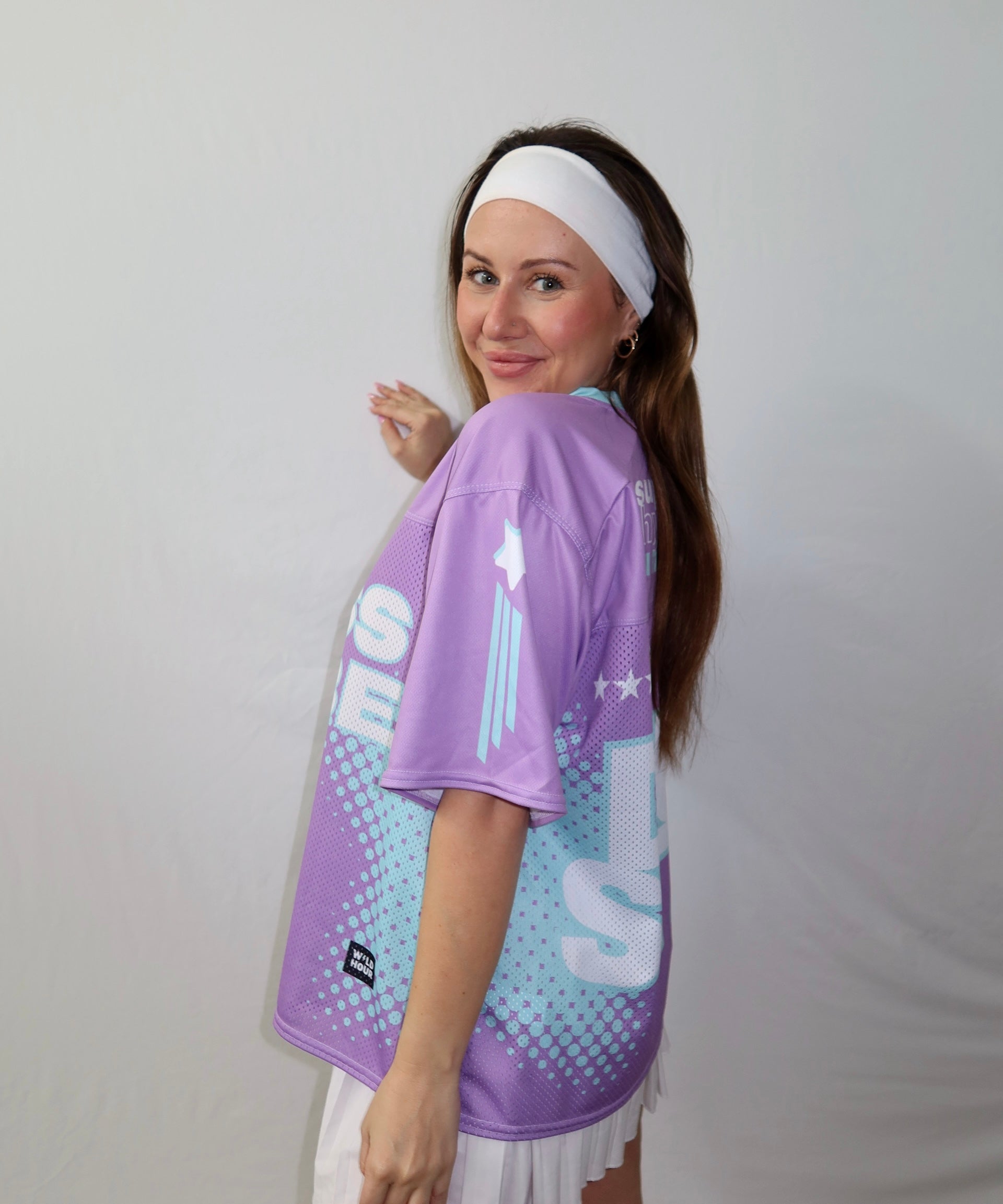 Bass Babe Boxy Football Jersey