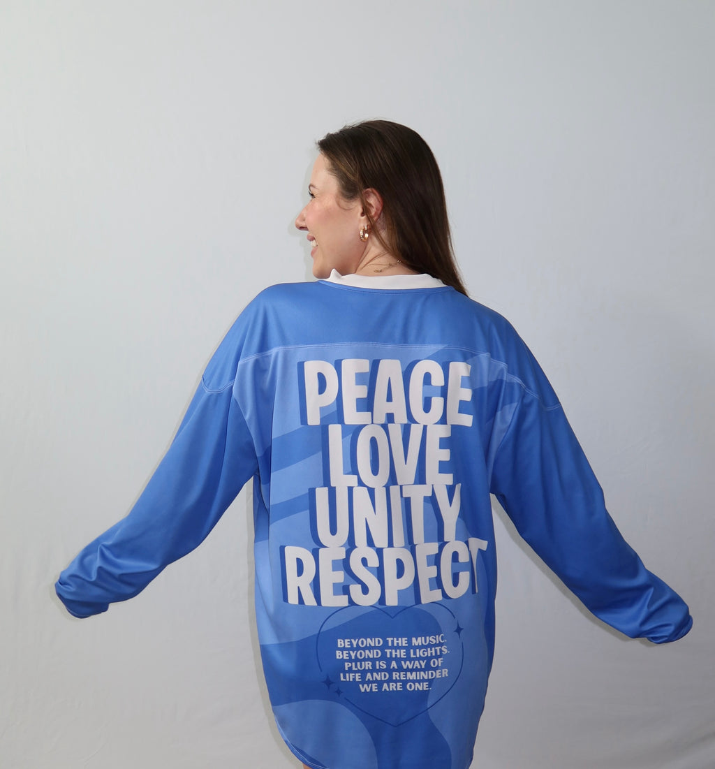Blue PLUR Hockey Jersey