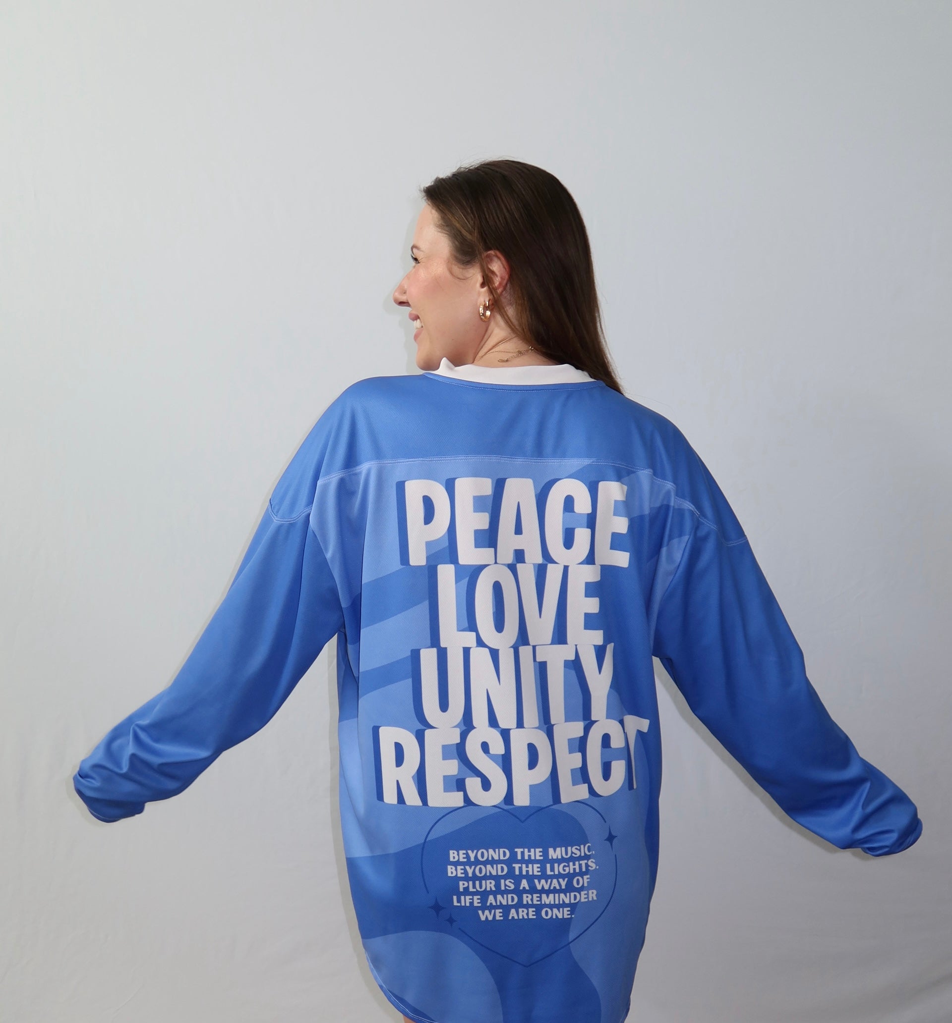 Blue PLUR Hockey Jersey