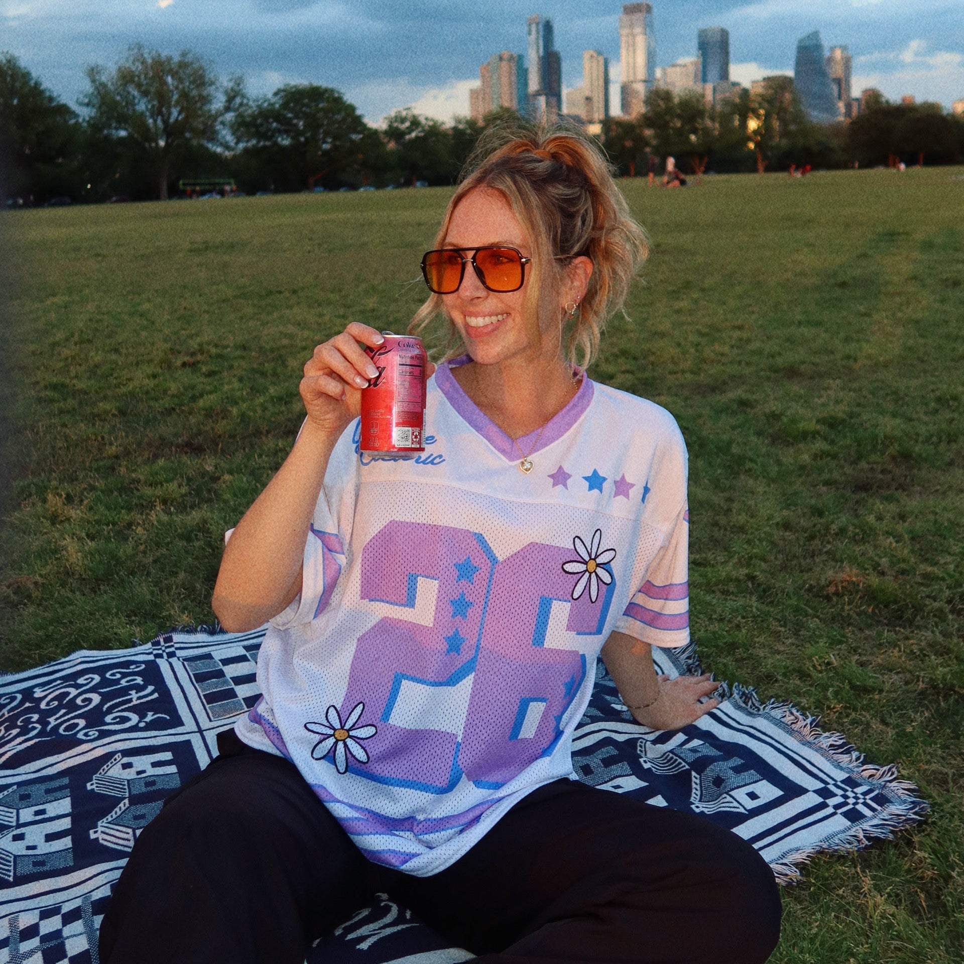 Electric Boxy Football Jersey