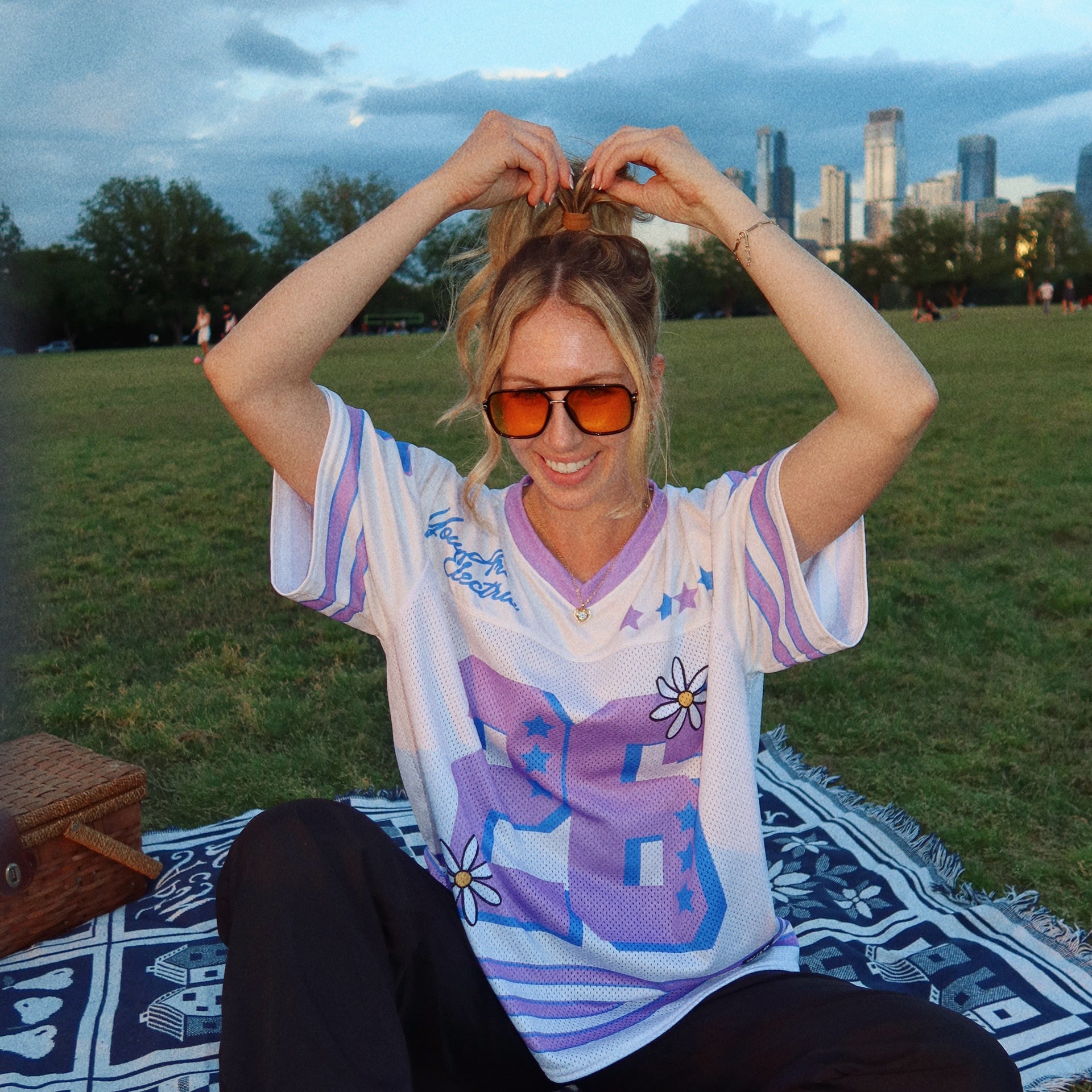 Electric Boxy Football Jersey