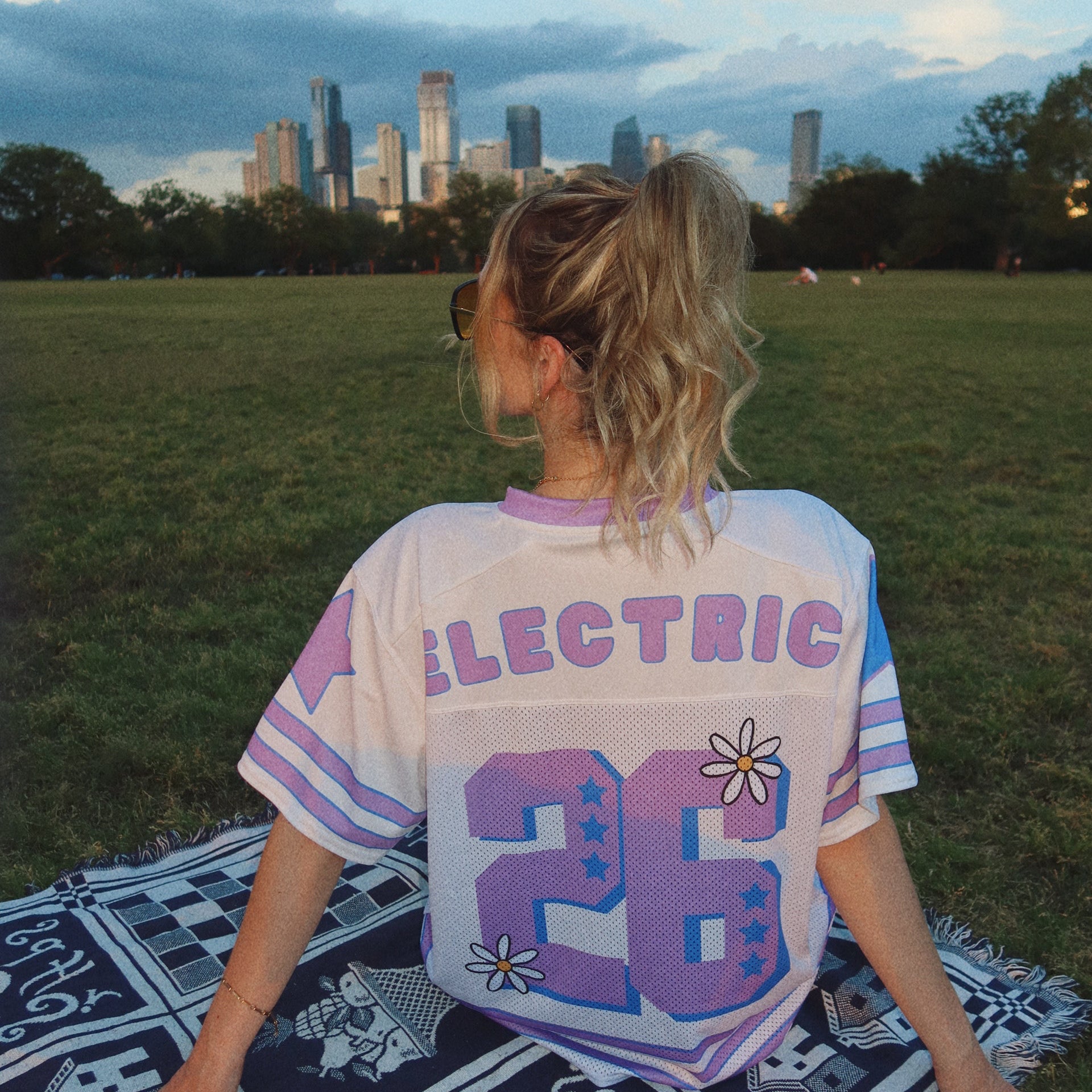 Electric Boxy Football Jersey
