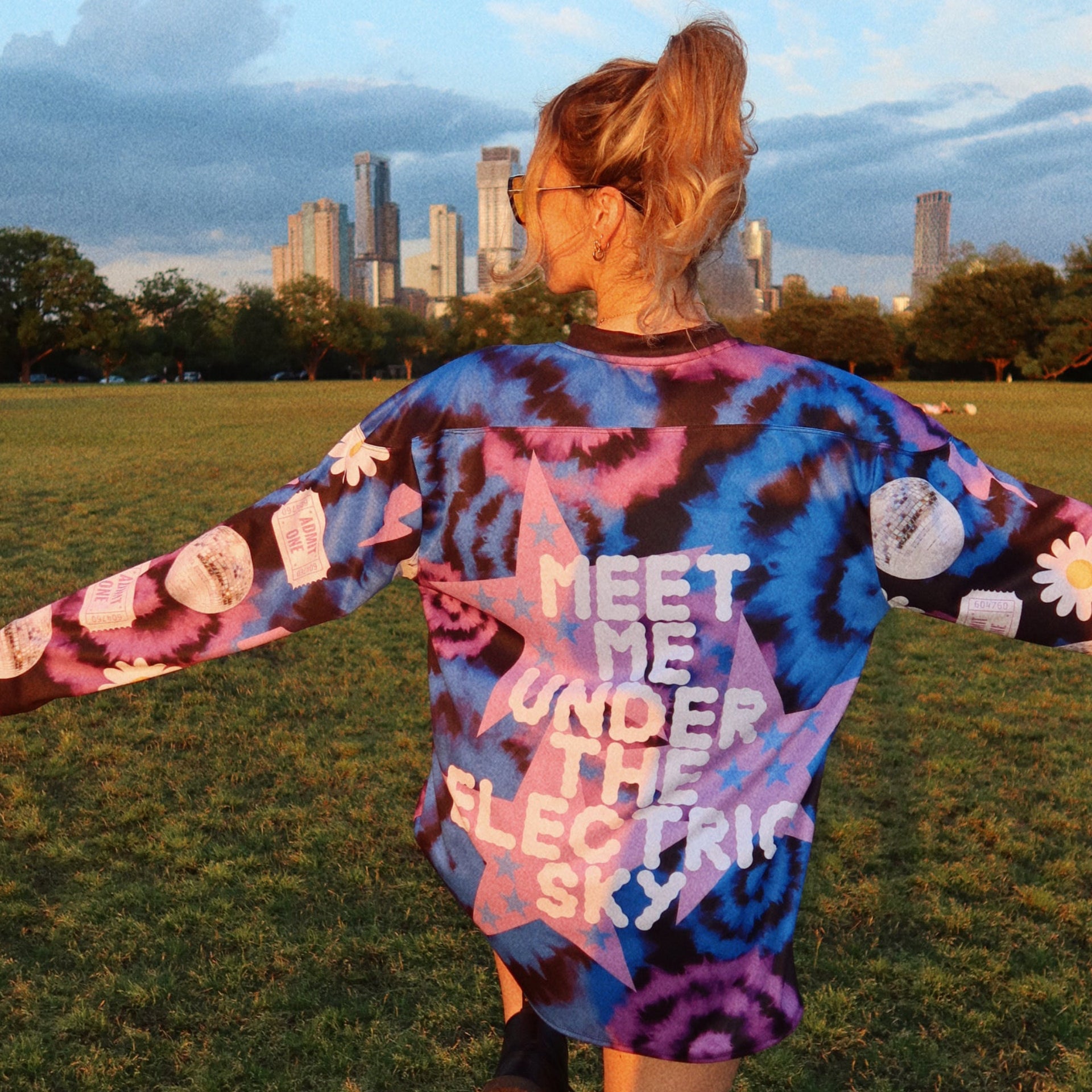 Electric Sky Hockey Jersey