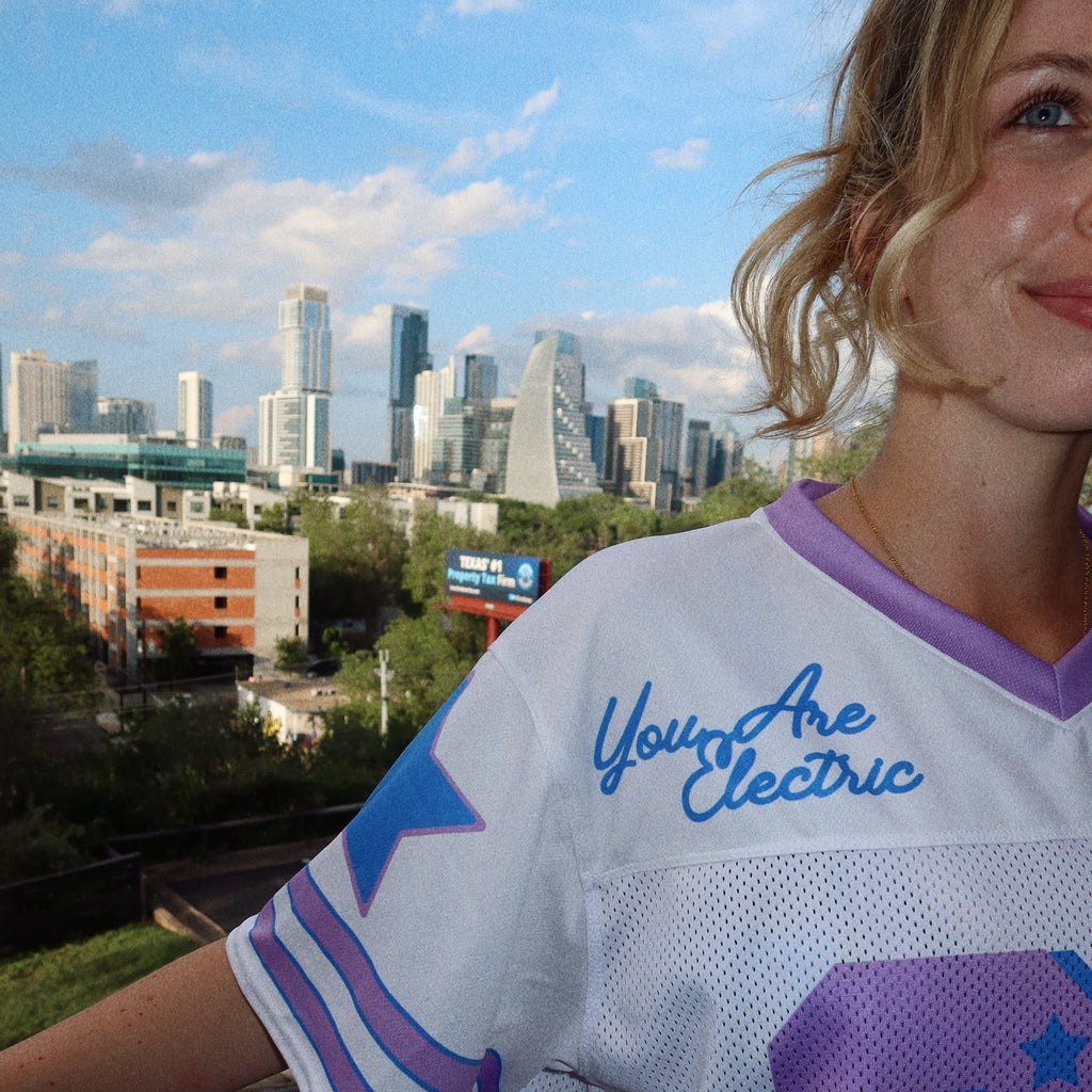 Electric Boxy Football Jersey